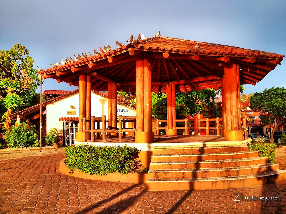 Gazebo at the main plaza, Zihuatanejo
