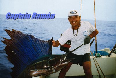 CAPTAIN RAMON OF THE "OLEAJE" CHARTER SPORTFISHING PANGA, ZIHUATANEJO-IXTAPA, GUERRERO, MEXICO